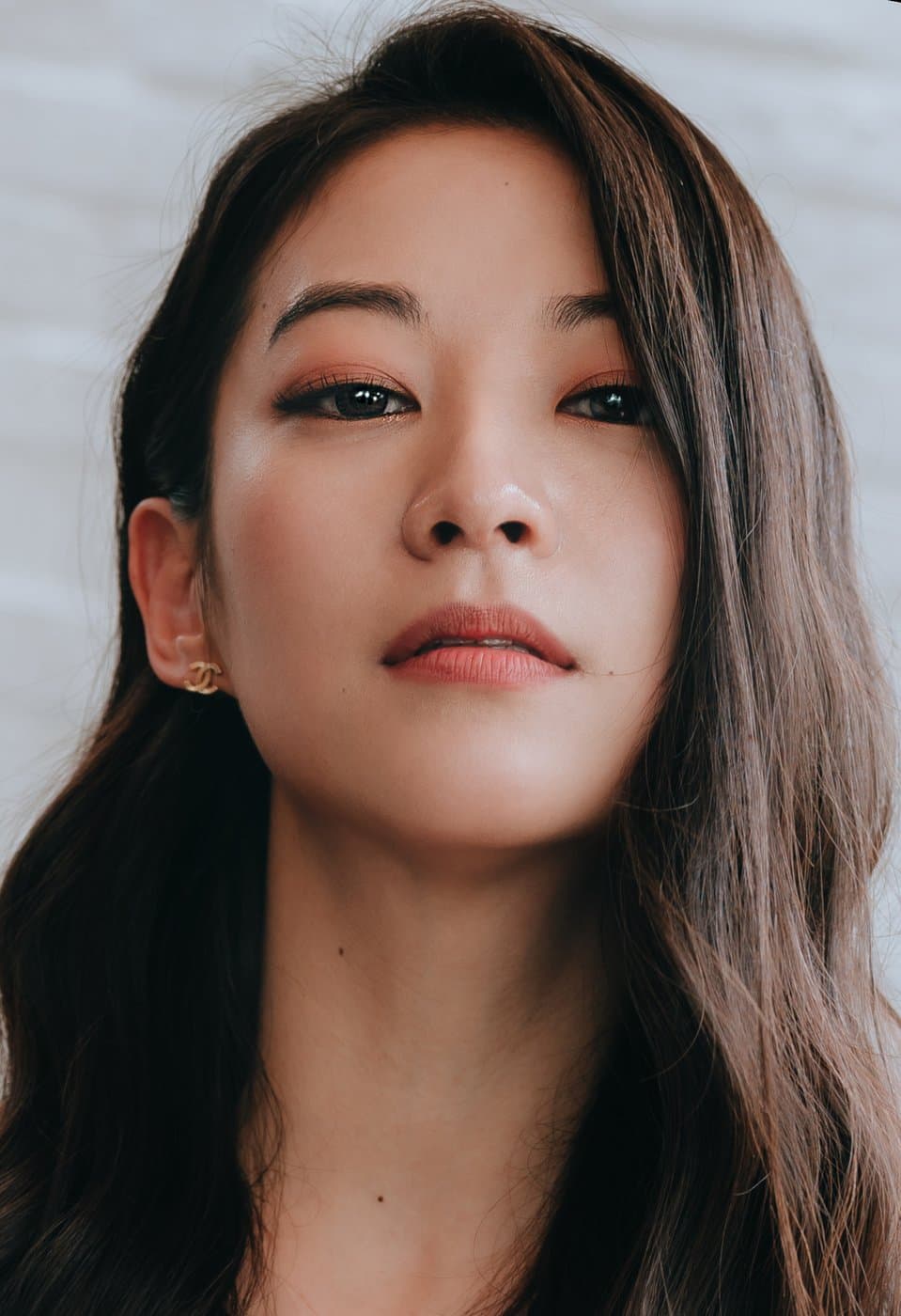 Portrait of actress Arden Cho at a meet-and-greet in Seoul, July 2019