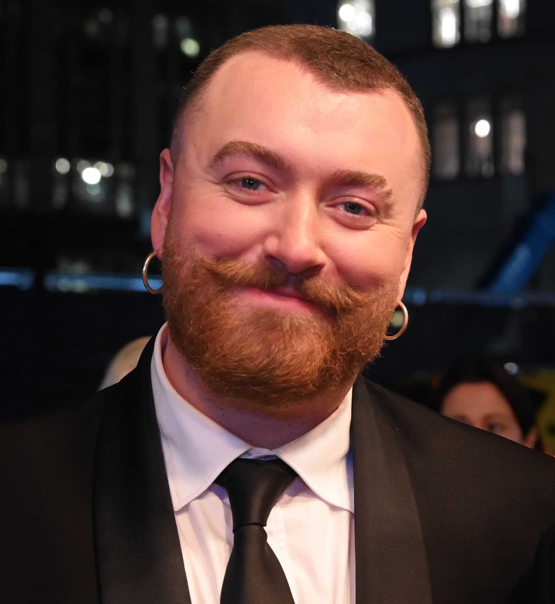 Sam Smith at the Broadway opening night of Queen of Versailles in November 2025